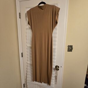 ANTONIO MELANI Tan Maxi Dress